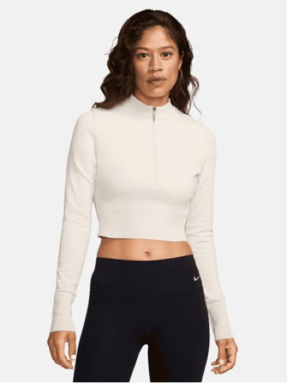 Nike Sportswear Chill Knit Kadin Turuncu Crop Shirt